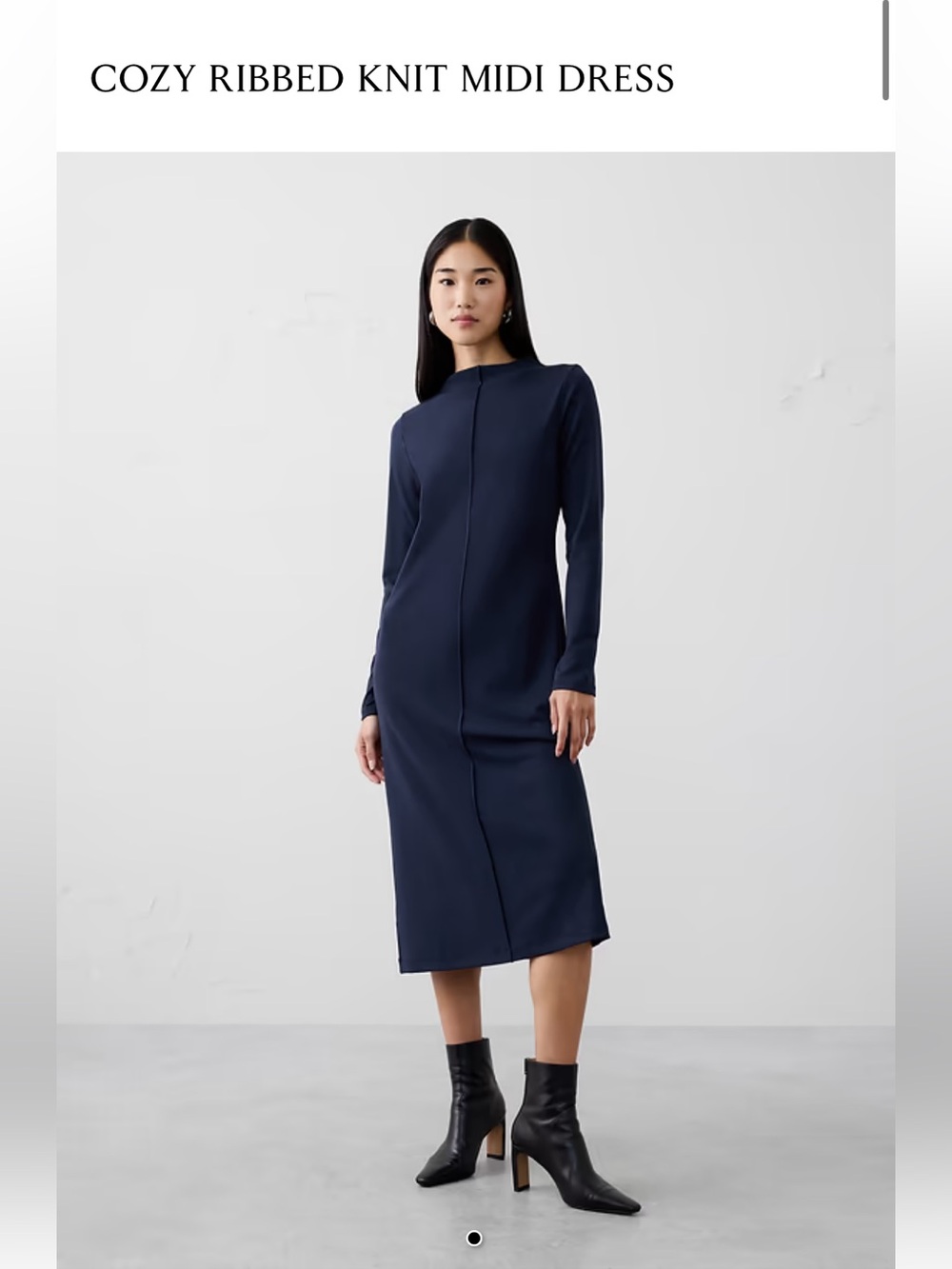 Banana Republic Cozy knit midi dress , NWT SIZE MP
